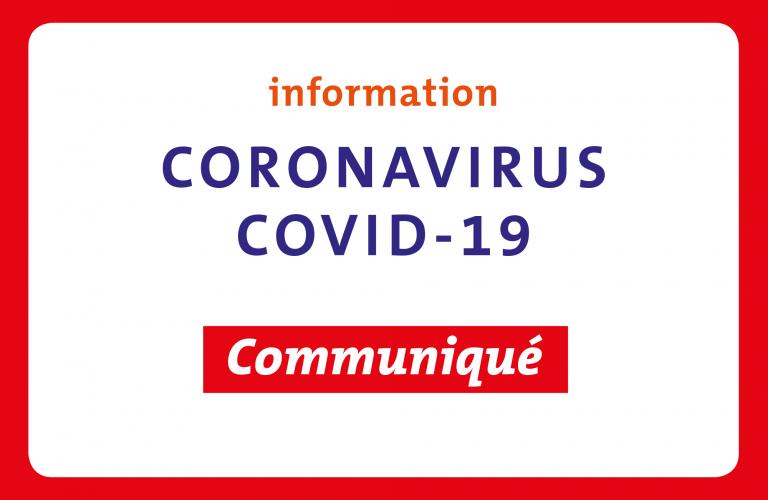 Agenda COVID 19 communiqué